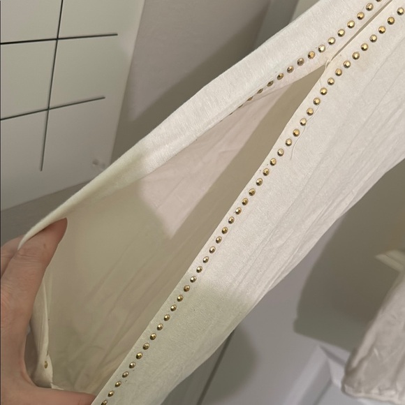 Daytrip Cream Embellished Cut Out Blouse - Picture 4 of 10